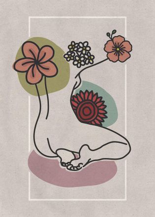 Komar Bild »Rosalie« Natur 1 Stk. tlg. Wandbild zur Dekoration - ohne Rahmen