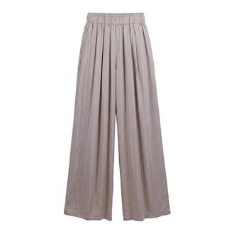 Souvenir Wide Trousers, female, Beige, Size: M Palazzo Trousers