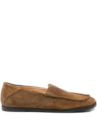 Dear Frances Drew suède loafers - Bruin
