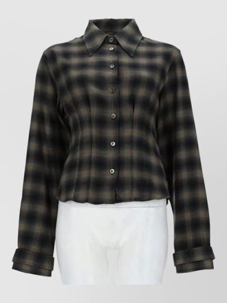 Our Legacy checked jacket collared neck long sleeves
