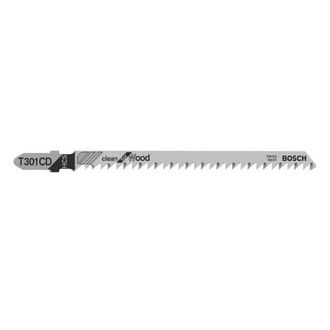 Bosch Hoja De Sierra De Calar T 301 Cd Clean For Wood 117 Mm (5 Uds.)