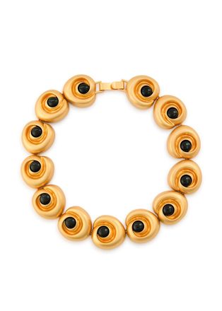 Julietta Agnes Sculpted 24kt Gold-plated Necklace - One Size