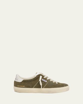 Golden Goose Soul Star Suede Low-Top Sneakers