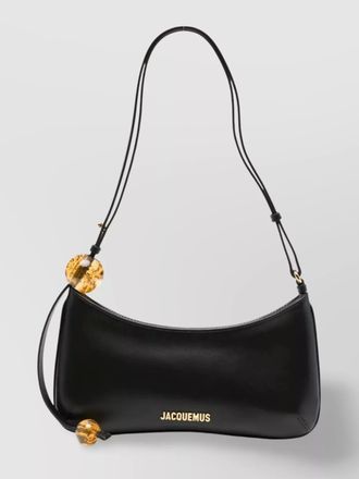 Jacquemus le bisou large leather shoulder bag