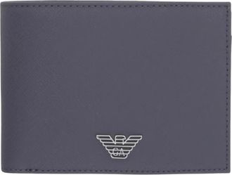 Emporio Armani Portafoglio Bifold - - Accessories - Uomo - Blu - ONE SIZE