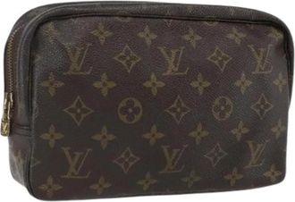 Louis Vuitton Pre-owned Canvas Clutch - Dames - Vintage Clutch - Bruin - ONE Size - Vintage