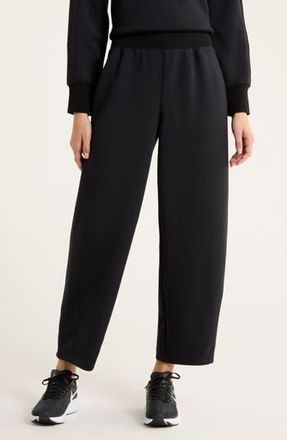 Spanx Brushed AirEssentials Luxe Ankle Pants in Very Black at Nordstrom Rack, Size X-Small