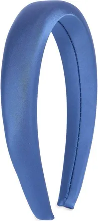 Chelsea28 Puff Satin Headband in Navy at Nordstrom