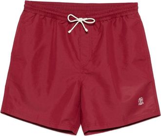 Brunello Cucinelli Beachwear Rosso-Uomo