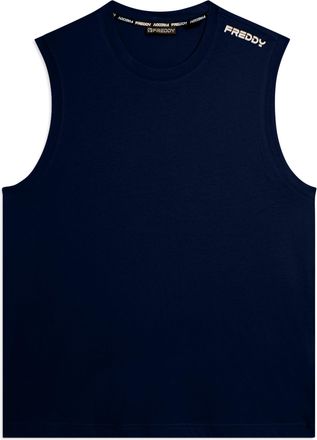 Freddy T-shirt senza maniche in jersey di cotone