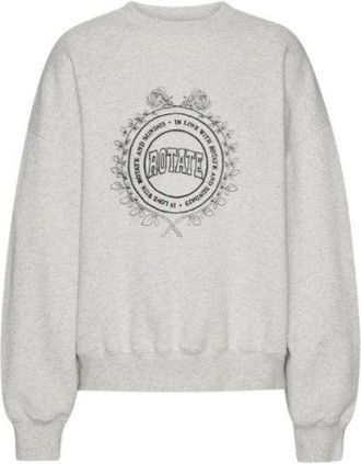 Rotate Floral Graphic Print Oversized Sweatshirt