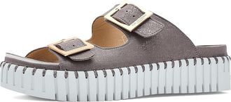 Ilse Jacobsen Tulip 1032 Womens Sandals Grey : EU 41 (US Womens 11) M, Synthetic