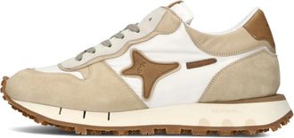 Ama brand Schoenen, Heren, Veelkleurig, 44 EU, Leer, Witte Sneakers voor Mannen