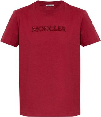 Moncler WOMENS BRANDED T SHIRT Size: L, colour: RED