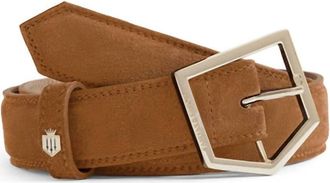 FAIRFAX & FAVOR Womens Felbrigg Belt In Tan Suede