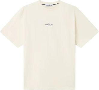 Stone Island Heren, Tops, Wit, Maat: S Katoen