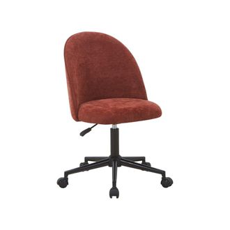Sweeek Silla de oficina con ruedas, rojo