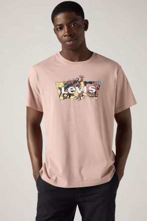 Levi's Relaxed Fit Tee - Men - 2XL - Red / Cowboy