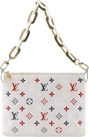 Louis Vuitton Pre-owned Vintage Schoudertas - Dames - Vintage Schoudertas - Wit - ONE Size - Leer - Vintage