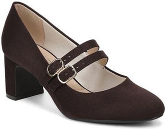 Life Stride True Mary Jane Pump in Dark Chocolate at Nordstrom, Size 5.5