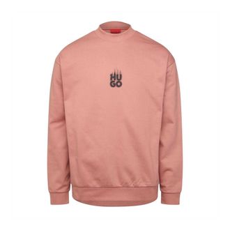 HUGO BOSS Hugo Heren Rook Sweatshirt (Roze)