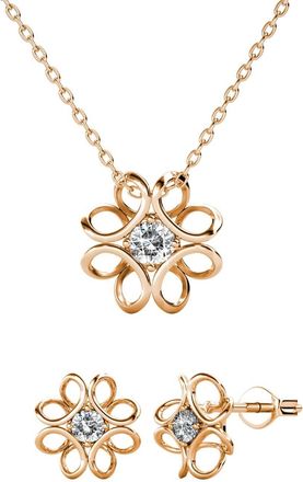 MYC-Paris Narcissensets - Ros&eacute;goud en kristal