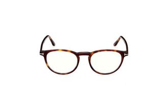Tom Ford Mens Brown Round Eyeglass Frames FT5803-B 054 49