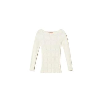 Twinset Mujer, Jerseys, Blanco, Talla: L