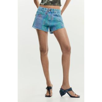 Desigual Denim Shorts in Light Blue at Nordstrom, Size 34