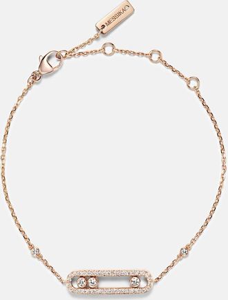 Messika Baby Move 18kt rose gold bracelet with diamonds