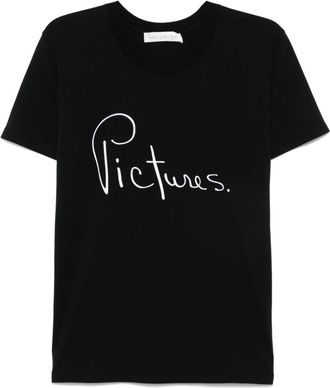 Ludovic de Saint Sernin T-shirt con stampa Patrice NYC - Nero