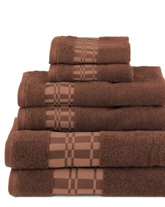 Superior Athens 6Pc Thick Absorbent Cotton Towel Set