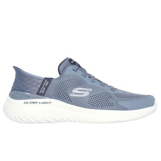 Skechers Mens Hands-Free Slip-ins Bounder 2.0 EMERGED Sneaker, Slate Mesh/Synthetic, 13 UK