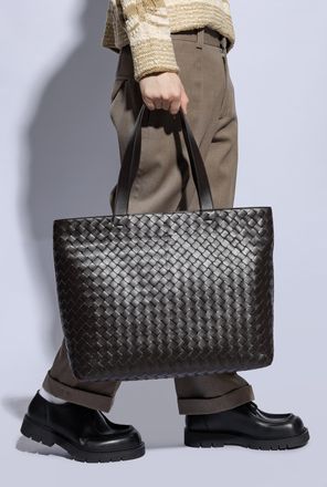 Bottega Veneta Avenue Large Shopper Bag, Mens, Brown