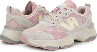 Vintage Havana Womens Dash 3 Sneaker In Grey/soft Pink