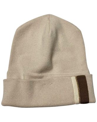 Brunello Cucinelli Knit Beanie With Monili (Authentic Pre-Loved)