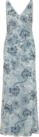 Ralph Lauren Jurken - Dames - Maxi kleedjes - Blauw - L - Kleedjes