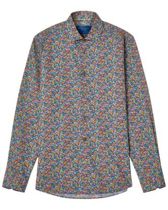 Robert Talbott Reynolds Spring Floral Print Shirt
