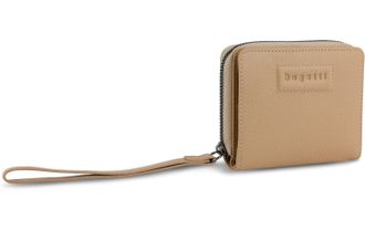 Bugatti Geldb&ouml;rse BUGATTI Elsa, Herren, beige, Leder, Polyester, Kleinlederwaren Geldb&ouml;rse