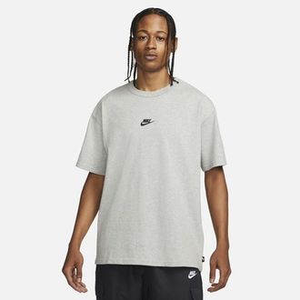 Nike Mens NSW Premium Essentials SUST T-Shirt - Grey/Black Size XL
