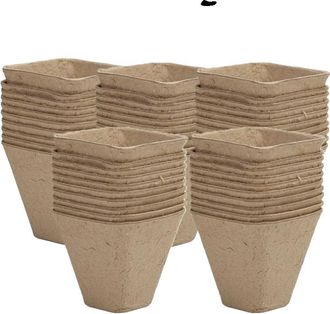 OEM Macetas Para Vivero, Material Ecol&oacute;gico, Dise&ntilde;o Vers&aacute;til, Estilo D-50 Piezas