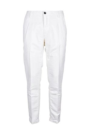 Yan Simmon Yan Simmon Cotton Lyocell Trousers - White