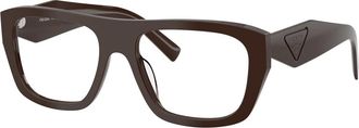 Prada Glasses, unisex, Brown, Size: 54 MM 0PR D07Vu