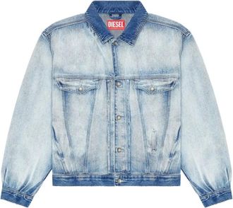 Diesel D-Denver Denim Jacket - Heren - Spijkerjassen - Blauw - L - Denim - Jassen
