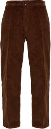 Ami Rechte Corduroy Broek - Heren - Straight fit broeken - Bruin - M - Katoen - Broeken