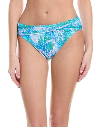 Lilly Pulitzer Lagoon Sarong Hipster Bikini Bottom