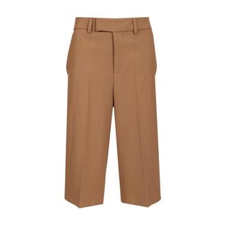 Federica Tosi Cady Bermuda Shorts - female - Federica Tosi - Bermudas - Beige - S - Shorts
