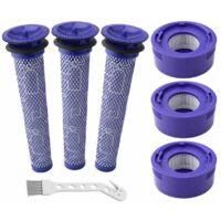 OEM Zvd - Filtro De Repuesto, Filtro Trasero Del Motor Y Filtro Hepa Delantero De Repuesto Para Aspiradora Dyson V7 V8 Dy - 96566101 Y 967478 - 01 - Crezu