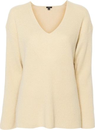 Joseph Beige Kasjmier Longsleeve Truien - Dames - Cashmere truien - Beige - L - Kasjmier - Truien & Vesten