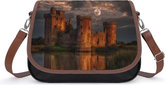 Generic Caerlaverock Castle Fashion Womens Crossbody Bags Novelty Handbag Shoulder Bag Purse